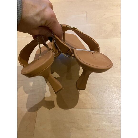 OPEN Edit Thong "Quentin" Sandals BNWOT Heels Women New Chain - Picture 8 of 8